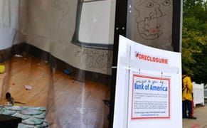 Boston Activists "Art Attack" Bus Shelters