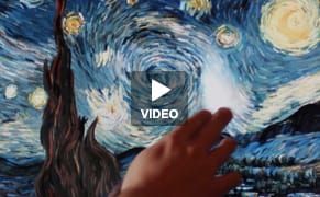 Starry Night Comes to Life With a Wave of Your Hand