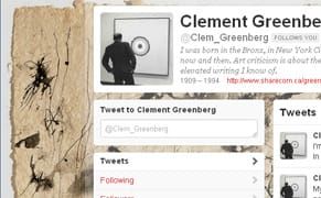 Clement Greenberg in Tweetable Form