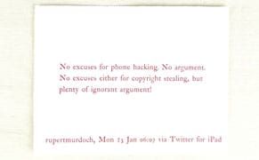 Twitter Portraits of Rupert Murdoch