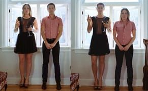 Photos of Couples Switching Outfits