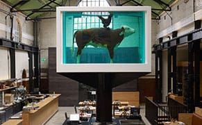 Damien Hirst Brands a London Restaurant