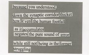 Call and Response: Kathleen Fraser’s “movable TYYPE”