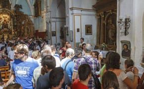 Tourists Line Up to Visit Beast Jesus