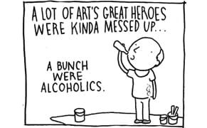 A Drawing a Day Keeps the Doctor Away