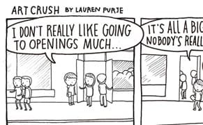 I Hate Art Openings, Except When …