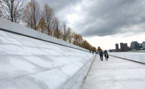 The Power of Perspective and Light in Louis Kahn's FDR Four Freedoms Park