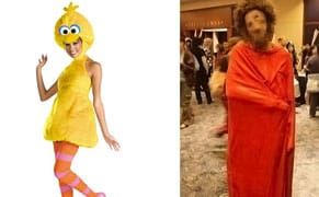 Halloween Costume Conundrum: Beast Jesus or Big Bird?