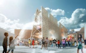 MoMA PS1's Awesome New Wall of Skateboard Waste and Water