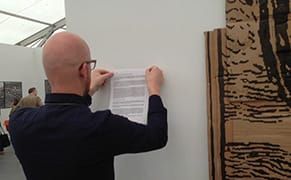Andrea Bowers Protest Letters Taken Down Overnight at Frieze [UPDATE]