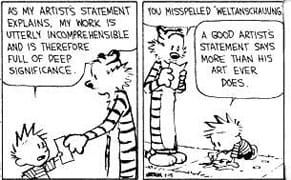 In Defense of the Artist Statement