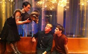 Retreat to a Hidden Winter Cabin in Times Square with The Drums, Kimsin Kreft, and a Human-Taxidermy Duo