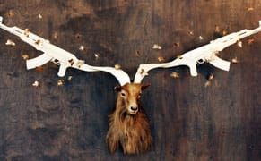 Peter Gronquist Satirizes Hyper-American Culture