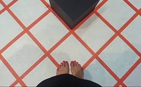 In Channa Horwitz’s Orange Grid