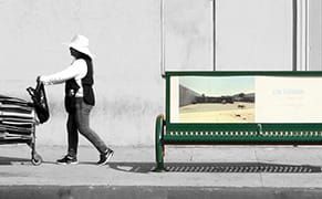 At Los Angeles Bus Stops, a Seat for Public Art