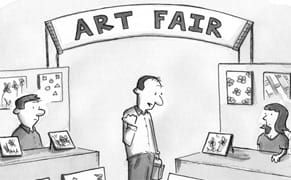 Shopping at an Art Fair