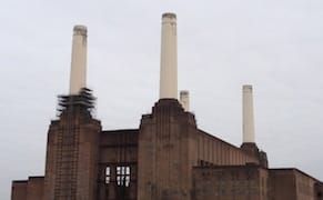A Rare Glimpse of Battersea Power Station