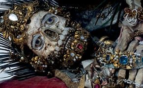 Medieval Bling: Skeletons Encrusted in Jewels and Gold
