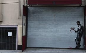 Banksy's New Piece Is Waiting at a Strip Club for Love [UPDATED]