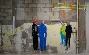 The Miami Art Fairs, Rendered in Duct Tape