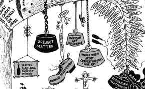 How to Look at Ad Reinhardt's Cartoons