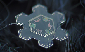 The Geometric Perfection of Snowflakes