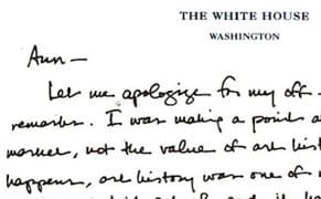 President Obama Pens Personal Apology to an Art Historian