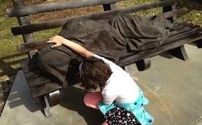 Sculpture of Homeless Jesus Sparks Controversy