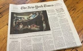 Front-Page NYT Report Confirms Gulf Labor Findings on Saadiyat Island