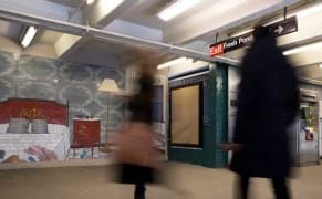 New Subway Art Installation Brings the Home into the Commute