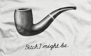 This Magritte-Inspired T-Shirt Hates to Be Judged