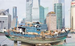 A Noah's Ark of Stuffed Animals Draws Attention to Pollution