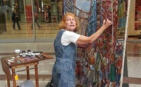 Encounters with an Artist Who Paints in Public