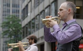 A Musical Urban Intervention Turns Brooklyn into Trumpet City