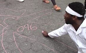 Would You Ignore 101 Chalk Outlines of a Black Male Body?