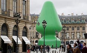 Paul McCarthy's XXXmas Tree Plugs Up Paris