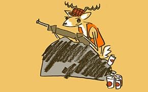 An Artist Discovers Hunting Season