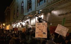 50 Protest Batsheva Dance Company Opening at BAM