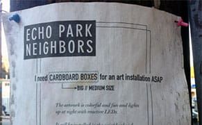 The Great Echo Park Cardboard Box Art Feud of 2014