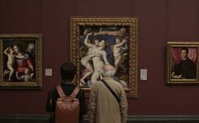 A Museum Where the Paintings Look Back