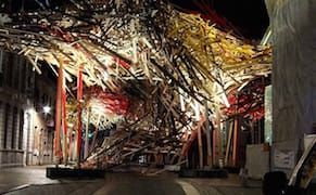 Timber! Towering Wooden Sculpture Breaks in "European Cultural Capital"