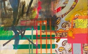 Order and Disorder in Albert Oehlen’s Fabric Paintings