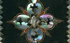 The Iridescent Elegance of Victorian Mother-of-Pearl Book Bindings