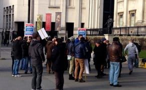 At London's National Gallery, Staffers Strike and Visitors Carry On