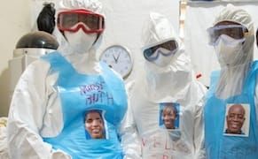 Picturing the People Inside Ebola Hazmat Suits