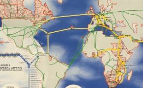 An Avant-Garde Map that Enticed Fearful Customers to Air Travel