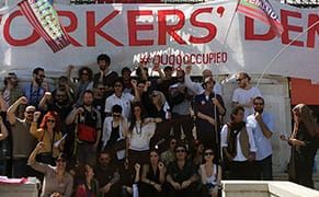 The Guggenheim and Protesters Both Respond to #GuggOccupied in Venice