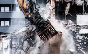 The Explosive Beauty of Demolishing Old Buildings