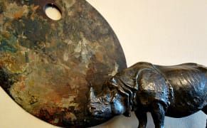 New York's Little-Known Collection of American Artist Palettes