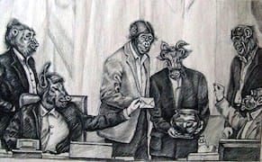 Iranian Artist Gets 12 Years in Prison for Political Cartoon